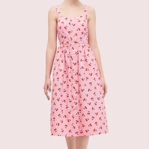 kate spade Dresses - Kate Spade Cherry Poplin Dress SU20 kate spade Dresses - Kate Spade Cherry Poplin Dress SU20